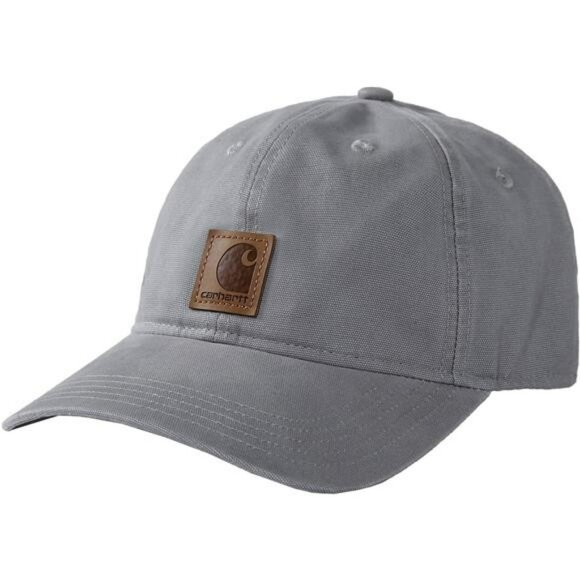 Mens Cotton Canvas Baseball Cap Low Profile Adjustable Hat Lightweight Comfort - Picture 1 of 3